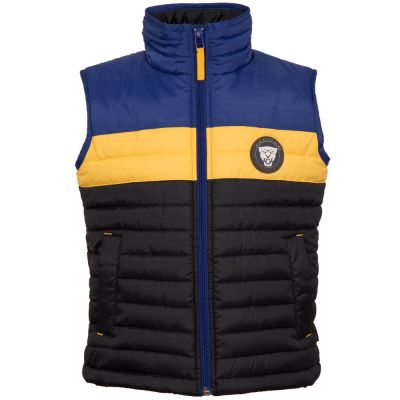 Жилет для мальчиков Jaguar Boys' Padded Gilet, Dark Blue / Yellow