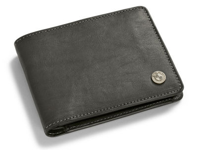 Кожаный кошелек BMW Motorrad Leather Wallet, Dark Grey