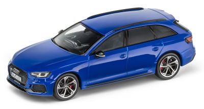 Модель автомобиля Audi RS 4 Avant, Nogaro Blue, Scale 1:43