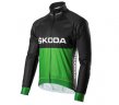 Мужская велосипедная куртка Skoda Cycling Jacket, Men's, Black/Green