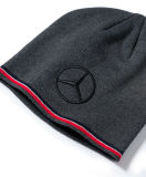 Вязаная шапка унисекс Mercedes-Benz F1 Team Beanie, Season 2018, Black, артикул B67996125
