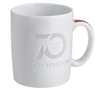 Коллекционная юбилейная кружка Porsche History 70 Years Cup, White