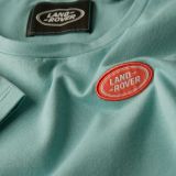 Женская футболка Land Rover Women's Oval Badge T-shirt, Teal, артикул LCTW135BLI