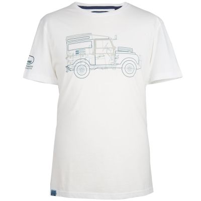 Мужская футболка Land Rover Men's Defender Graphic T-Shirt, White
