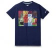 Мужская футболка Volkswagen T-Shirt Classic, Beetle Pop Art, Men's, Dark Blue