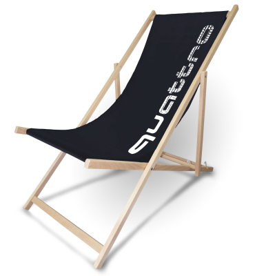 Складное кресло Audi quattro Deck Chair, Black