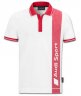 Мужская рубашка-поло Audi Sport Poloshirt, Mens, White/Red