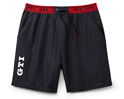Мужские шорты-плавки Volkswagen GTI Swimming Shorts, Black/Red