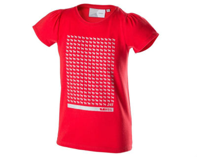 Футболка для девочек Skoda T-shirt Girls RS, Red