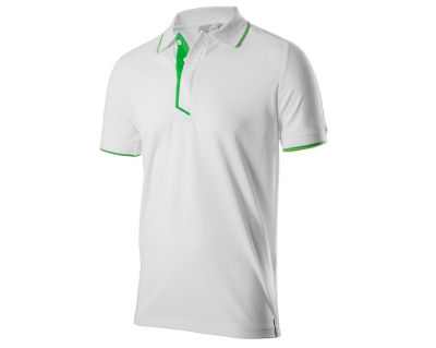 Мужская рубашка-поло Skoda Polo Shirt, Men's, Essential Collection, White/Green