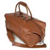 Кожаная дорожная сумка Land Rover Weekender Bag, Leather, Brown, артикул LELU364BNA