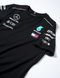 Мужская футболка Mercedes AMG Petronas Men's T-shirt, Driver 2018, Black, артикул B67996089