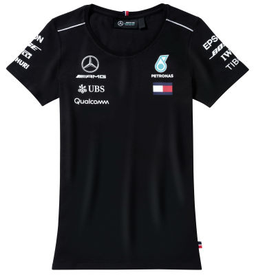 Женская футболка Mercedes AMG Petronas Ladie's T-shirt, Driver 2018, Black