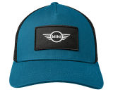 Бейсболка унисекс MINI Logo Patch Trucker Cap, Island/Black, артикул 80162460852