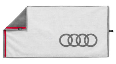 Полотенце для рук Audi Hand Towel, White/Grey