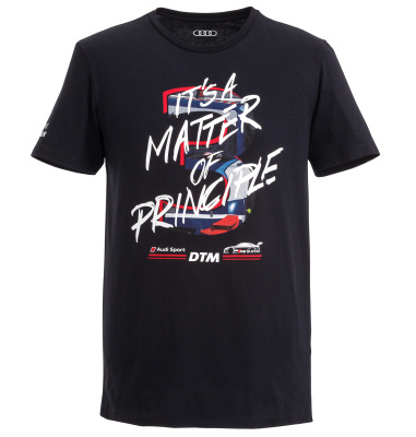 Мужская футболка Audi Sport T-Shirt DTM, Tripple Champion, Mens, Black
