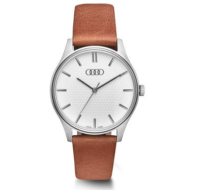 Женские наручные часы Audi Watch, Womens, Silver/Brown