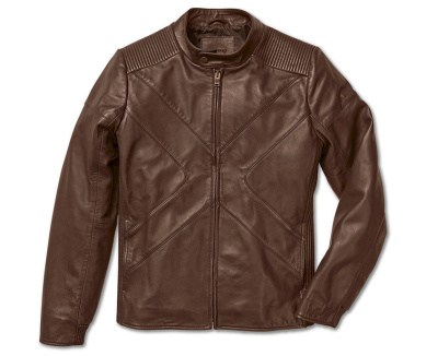 Мужская кожаная куртка BMW X Leather Jacket, Men, Brown