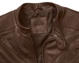 Мужская кожаная куртка BMW X Leather Jacket, Men, Brown, артикул 80142454837