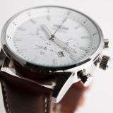 Хронограф Jaguar Heritage Watch, White/Brown, артикул JEWM311WTA
