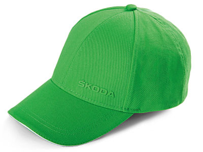 Бейсболка Skoda Baseball Cap Logo, Green/Green