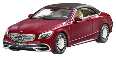 Модель Mercedes-Maybach S 650 Cabriolet, Designo Zircon Red, 1:18 Scale