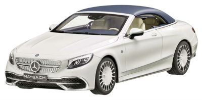 Модель Mercedes-Maybach S 650 Cabriolet, Designo Diamond White Bright, 1:18 Scale