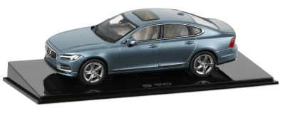 Модель автомобиля Volvo S90, Mussel Blue, Scale 1:43