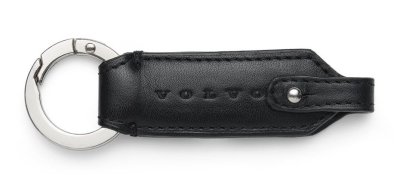 Кожаный брелок Volvo Black Leather Key Ring