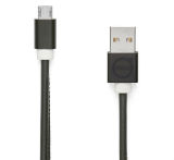 Кожаный кабель USB Volvo Leather Charger Cable Android, Black, артикул 30673863
