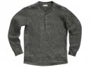 Мужская рубашка BMW Motorrad Longsleeve Henley, Men, Dark Grey