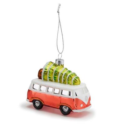 Елочная игрушка Volkswagen Decoration Christmas T1 Bulli Orange