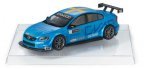 Модель автомобиля Volvo Cyan Polestar S60 WTCC, Light Blue, Scale 1:43