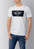 Мужская футболка MINI Wing Logo T-Shirt Men's, White/Black, артикул 80142460782