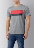 Мужская футболка MINI Wordmark T-Shirt Men's, Grey/Coral/Black, артикул 80142454963