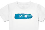 Детская футболка MINI Wordmark T-Shirt Kids, White/Island, артикул 80142460830