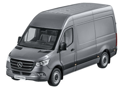 Модель Mercedes-Benz Sprinter, Panel Van, Selenite Grey, Scale 1:18