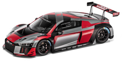 Модель гоночного болида Audi R8 LMS presentation, warpaint, Scale 1:18