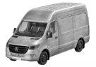 Модель Mercedes-Benz Sprinter, Panel Van, Rugged Edition, silver-coloured, Scale 1:18