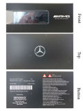 Модель автомобиля Mercedes-AMG GT, Roadster, Magnetite Black Metallic, 1:43 Scale, артикул B66960408