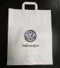 Бумажный подарочный пакет с ручками Volkswagen Logo Paper Bag White, S-size