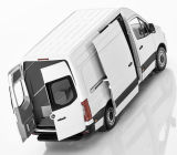 Модель Mercedes-Benz Sprinter, Panel Van, Arctic White, Scale 1:18, артикул B66004162