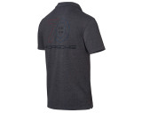 Юбилейная рубашка-поло Porsche Polo Shirt, 70 Year Anniversary, Unisex, Dark Grey, артикул WAP7100XS0J70Y