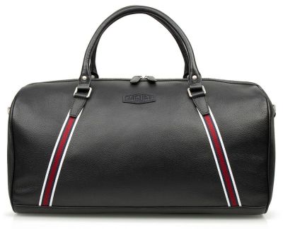 Кожаная дорожная сумка Jaguar Heritage Leather Holdall, Black