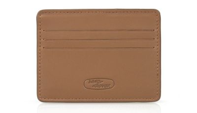 Кожаный футляр для кредитных карт Land Rover Heritage Card Holder, Brown/Navy