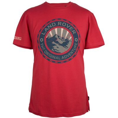 Мужская футболка Land Rover Men's Adventure Graphic T-Shirt, Red