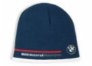 Вязаная шапка BMW Motorrad Motorsport Knitted Beanie Motorsport, Blue/White/Red