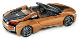 Модель автомобиля BMW i8 Roadster, Limited Edition, E Copper Metallic / Black, 1:12 Scale, артикул 80432454830