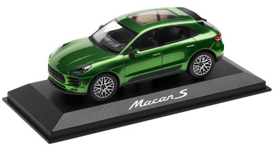 Модель автомобиля Porsche Macan S, Scale 1:43, Mamba Green Metallic