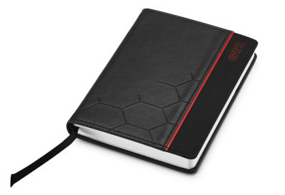 Записная книжка Volkswagen GTI Notebook, Black/Red